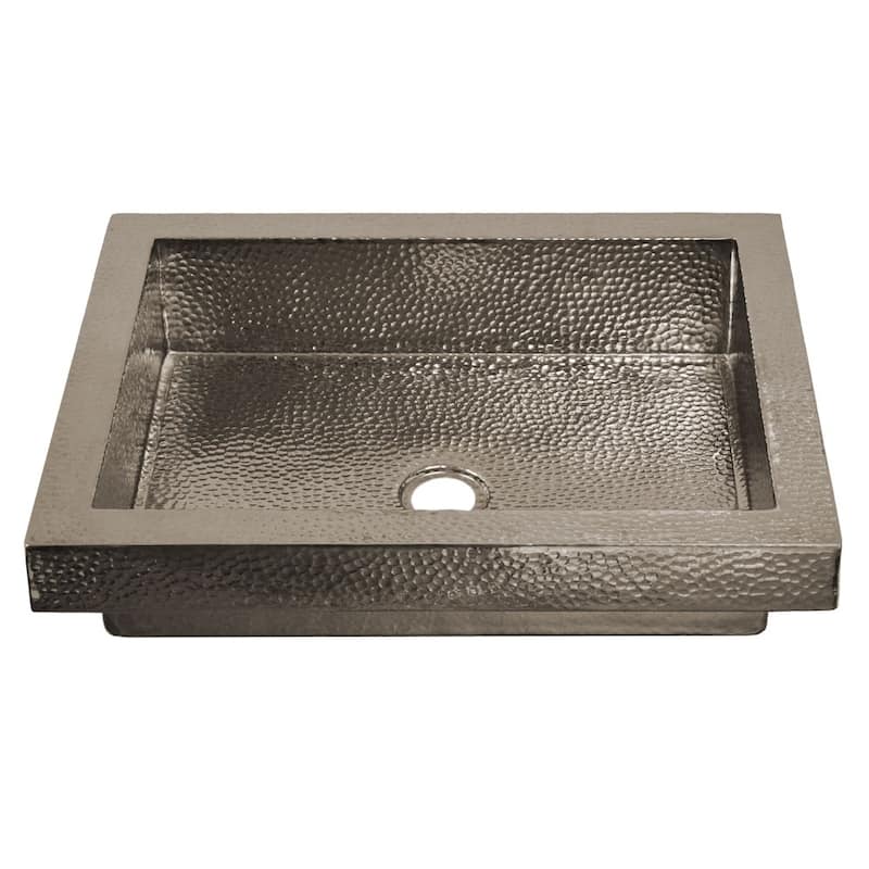 Tatra Polished Nickel Drop-in Bathroom Sink