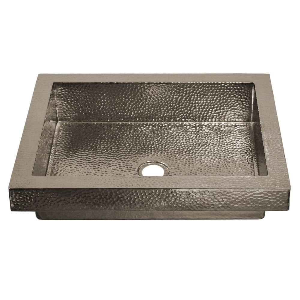 Tatra Polished Nickel Drop-in Bathroom Sink