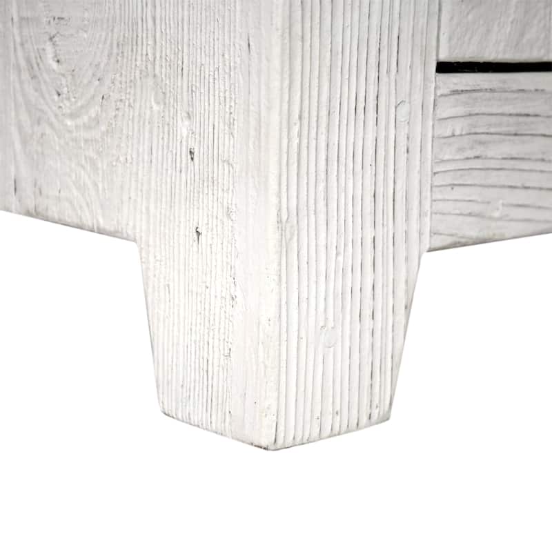 Americana Whitewash 48-inch Reclaimed Wood Bathroom Vanity (Base Only)