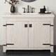 preview thumbnail 1 of 9, Americana Whitewash 48-inch Reclaimed Wood Bathroom Vanity (Base Only)