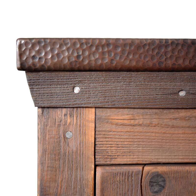Americana Chestnut 48-inch Reclaimed Wood Bathroom Vanity (Base Only)