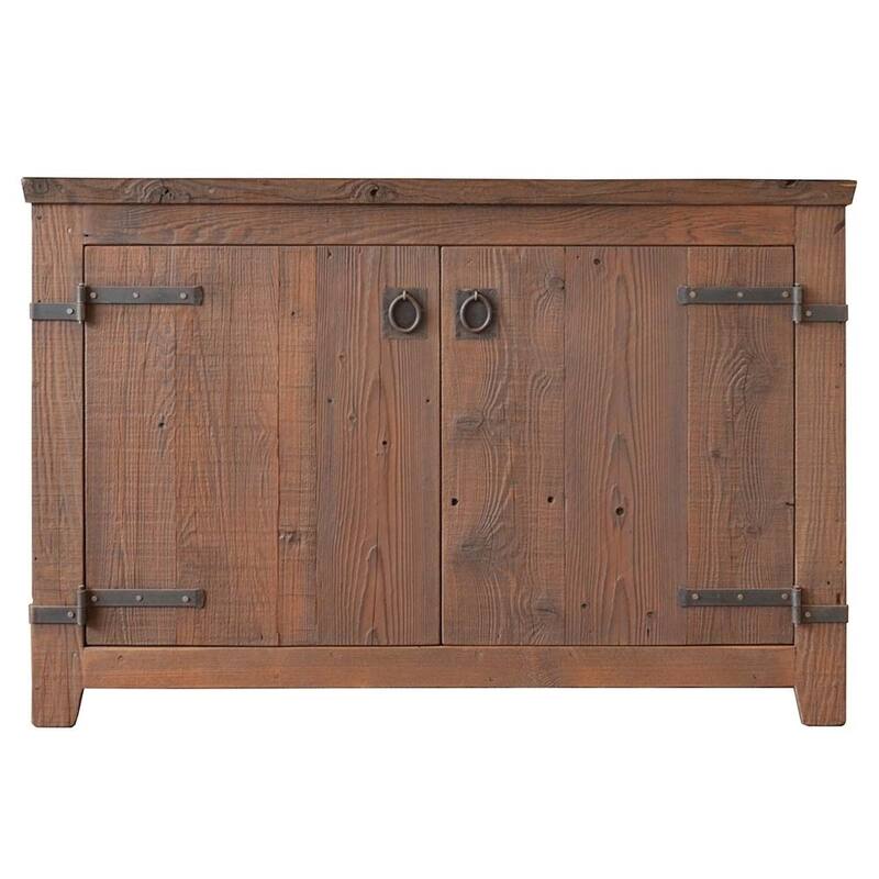 Americana Chestnut 48-inch Reclaimed Wood Bathroom Vanity (Base Only) - Chestnut