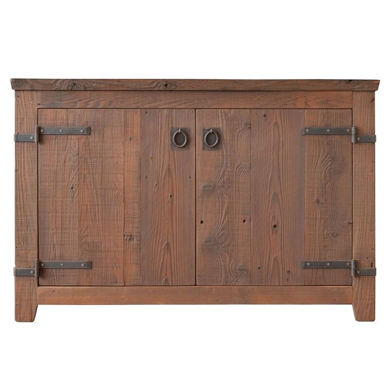 Americana Chestnut 48-inch Reclaimed Wood Bathroom Vanity (Base Only)