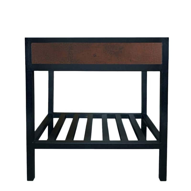 Cuzco Antique Copper 30-inch Wrought Iron Metal Bath Vanity (Base Only) - Antique Copper