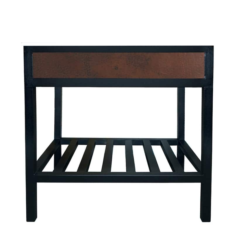 Cuzco Antique Copper 36-inch Wrought Iron Metal Bath Vanity (Base Only)