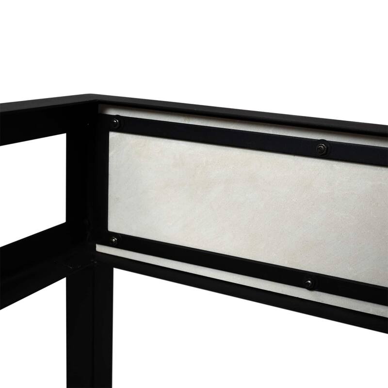 Cuzco Carrara 48-inch Handcrafted Steel Bath Vanity (Base Only)