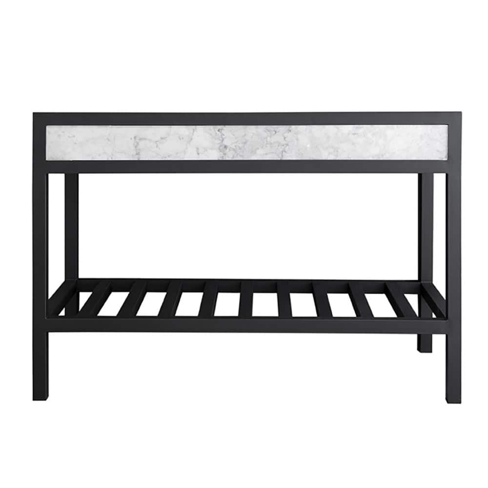 Cuzco Carrara 48-inch Handcrafted Steel Bath Vanity (Base Only)