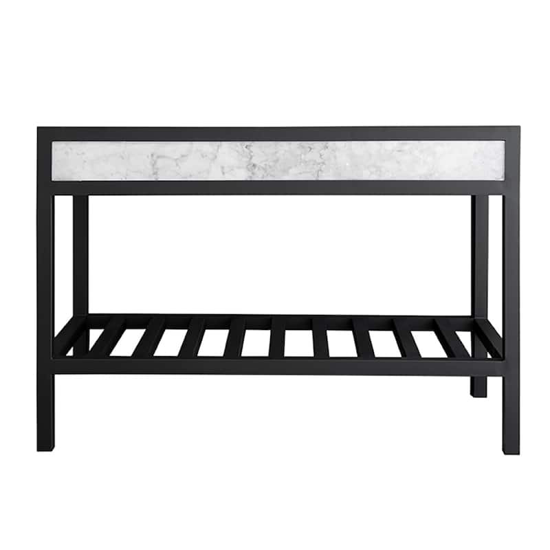 Cuzco Carrara 48-inch Handcrafted Steel Bath Vanity (Base Only)