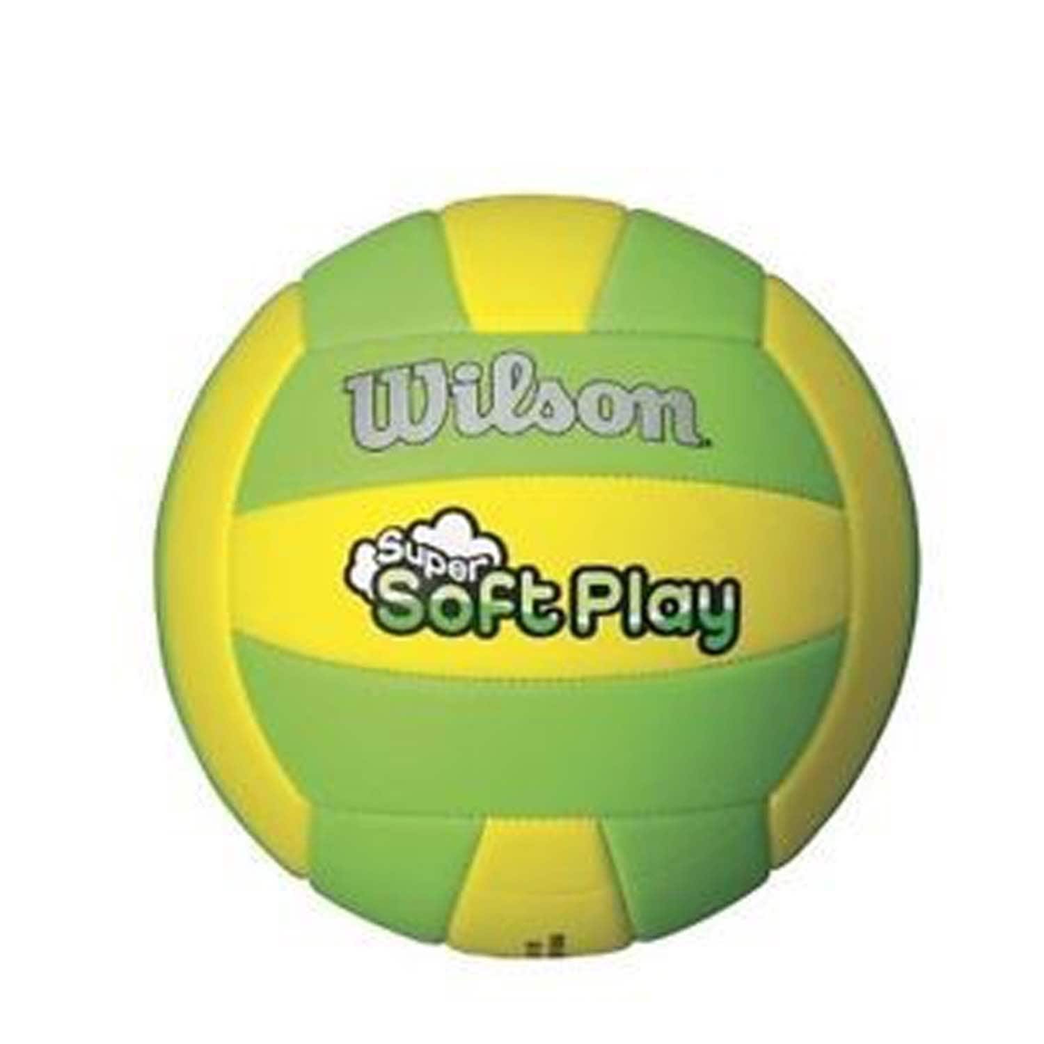 Wilson Super Soft Play Volleyball-Yellow/Green