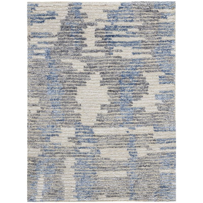 Nourison Ellora Contemporary Modern Abstract Linear Wool Area Rug