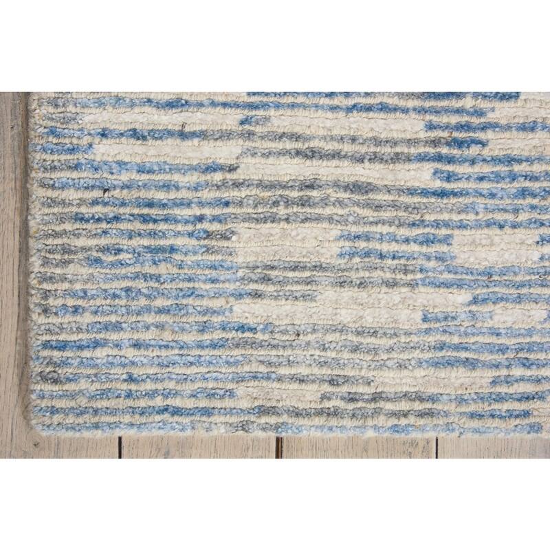 Nourison Ellora Contemporary Modern Abstract Linear Wool Area Rug