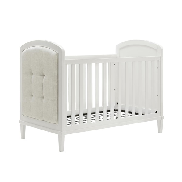 upholstered baby crib