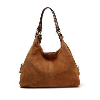 Suede Snaps Handbags For Less Joi Suede Leather Handbag M Option