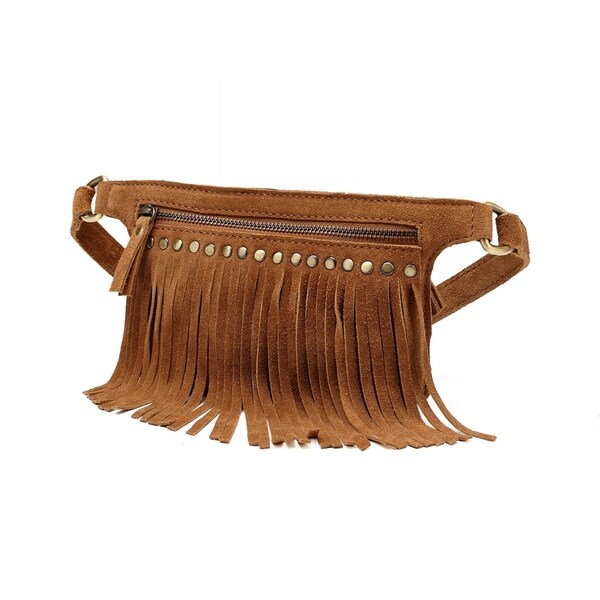 fringe waist bag