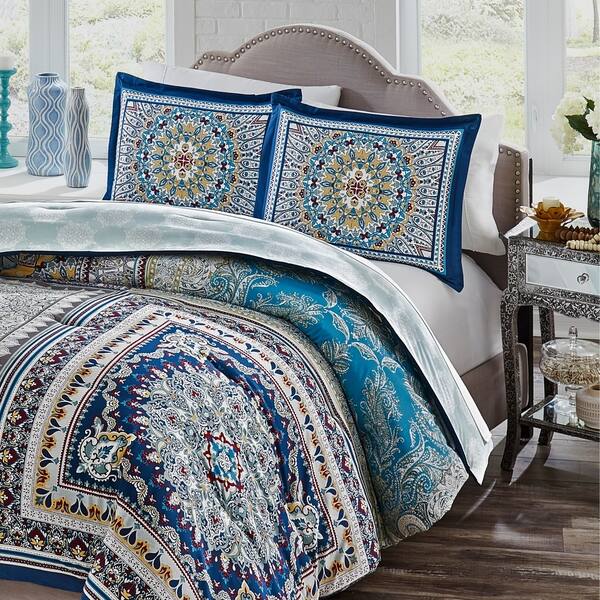 Shop Boho Boutique Surya 3 Piece Reversible Comforter Set On