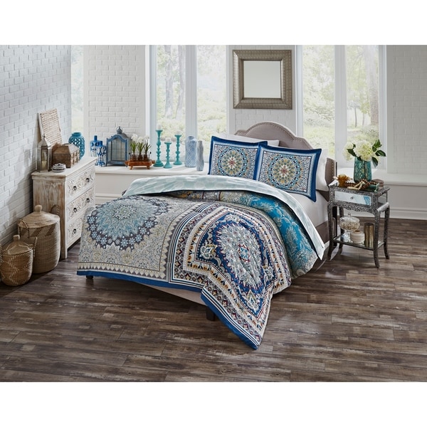 Shop Boho Boutique Surya 3 Piece Reversible Comforter Set