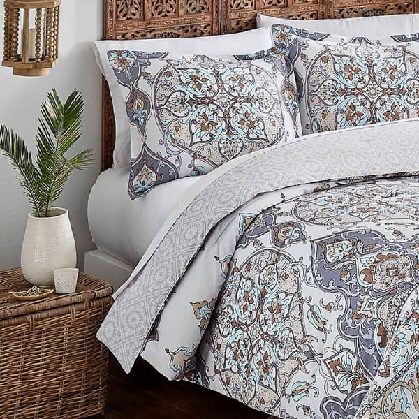 Shop Boho Boutique Rozella 3 Piece Reversible Comforter Set On