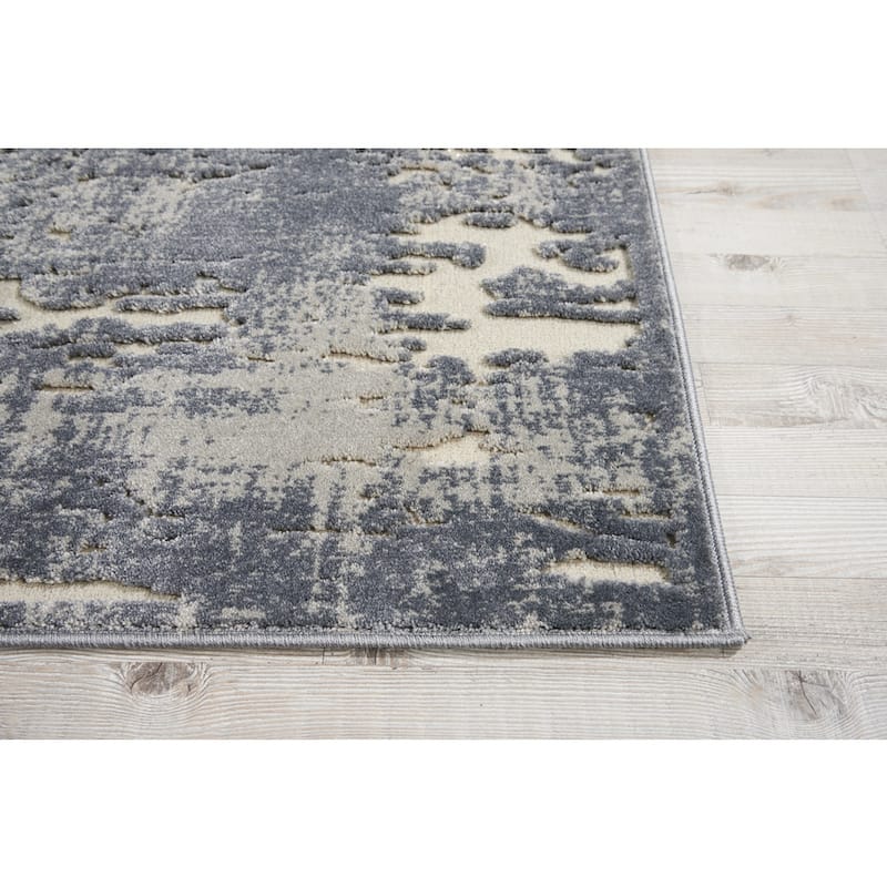 Nourison Gleam Abstract Shimmer Area Rug