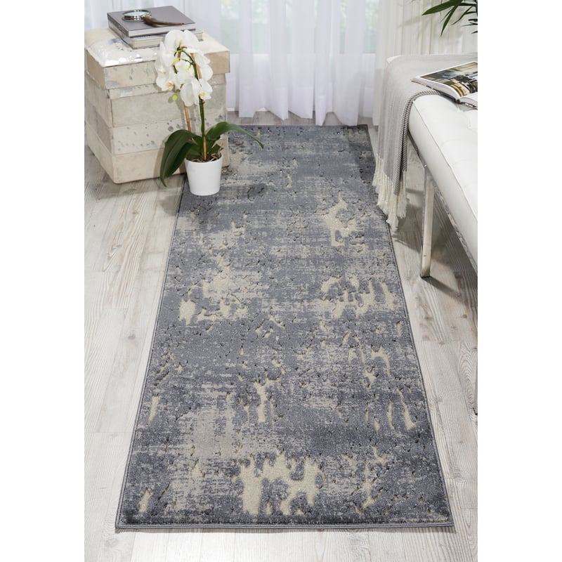 Nourison Gleam Abstract Shimmer Area Rug