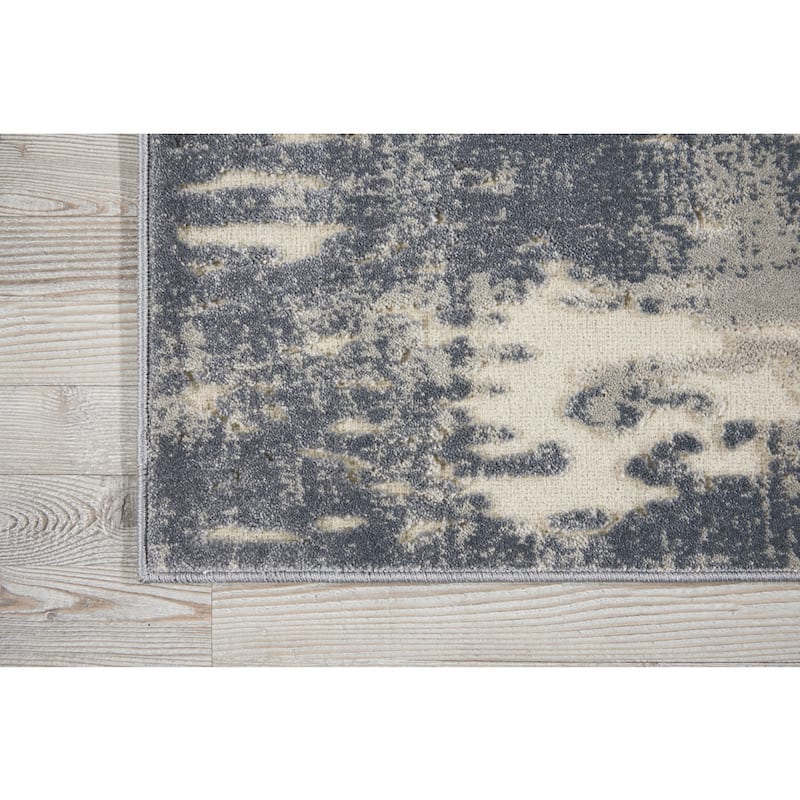 Nourison Gleam Abstract Shimmer Area Rug