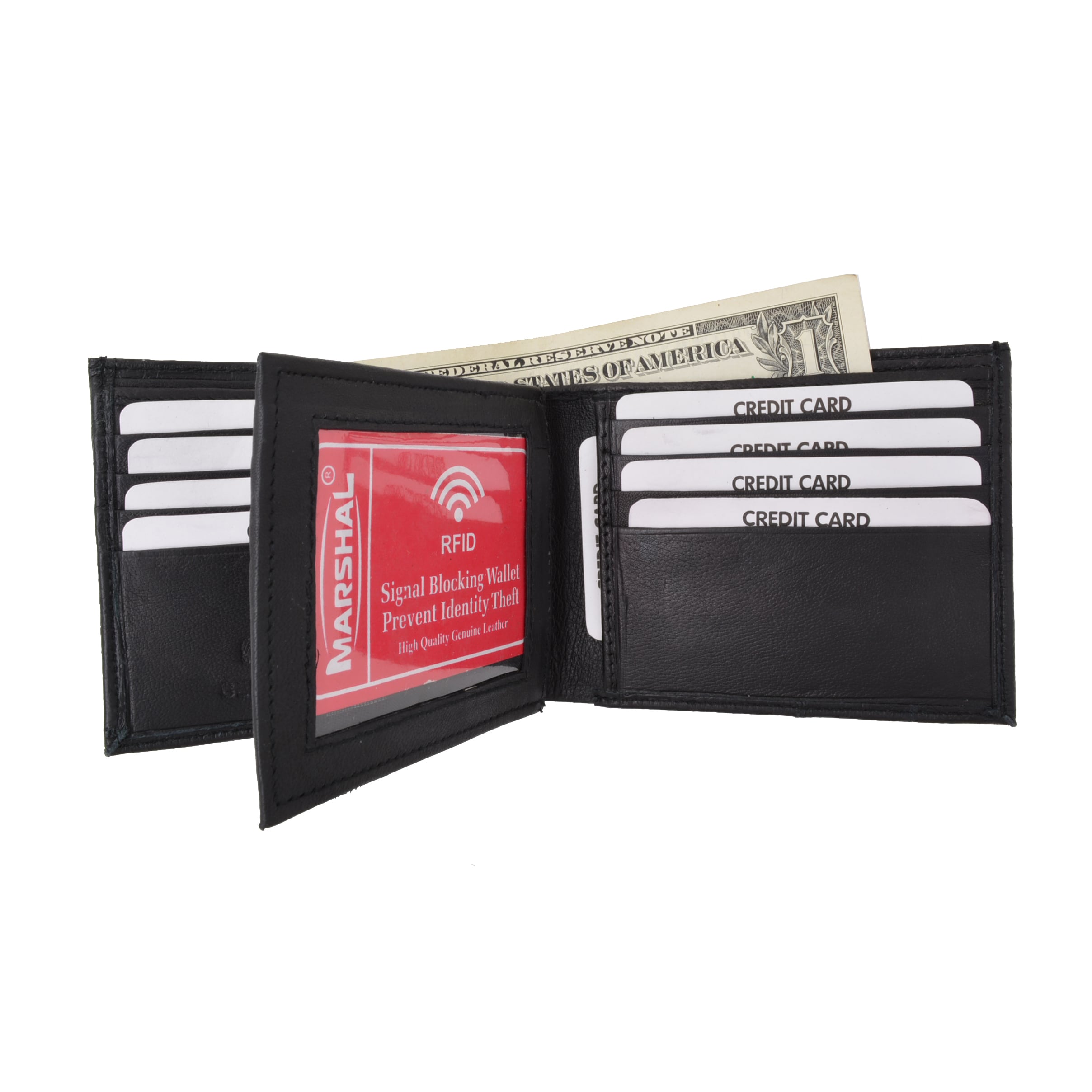 men's multi card wallet