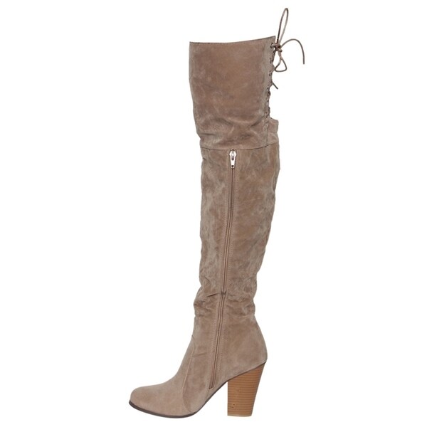 women's boots with zipper up back