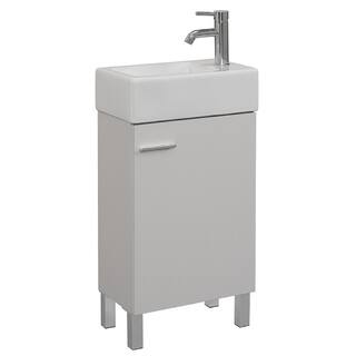 Bathroom Vanities Vanity Cabinets Online At Bathroom 18 Inch Vanity With Reversible Vitreous China Top One Faucet Hole