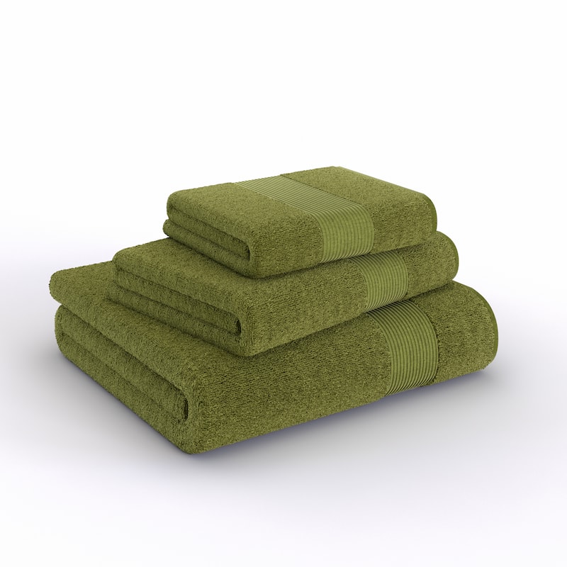 Soft Touch Cotton Bath 3-piece Towel Set