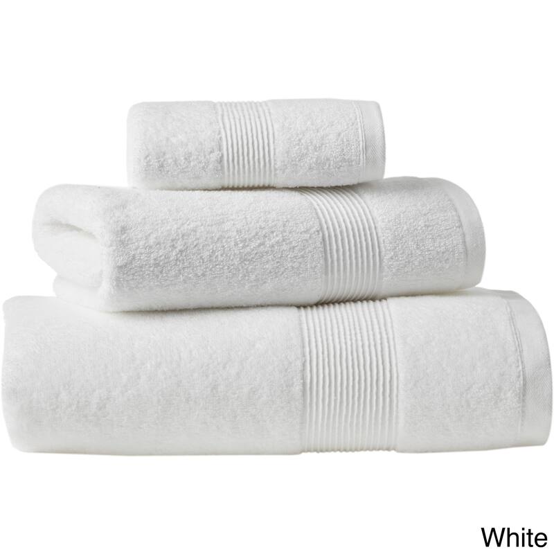 Soft Touch Cotton Bath 3-piece Towel Set - White