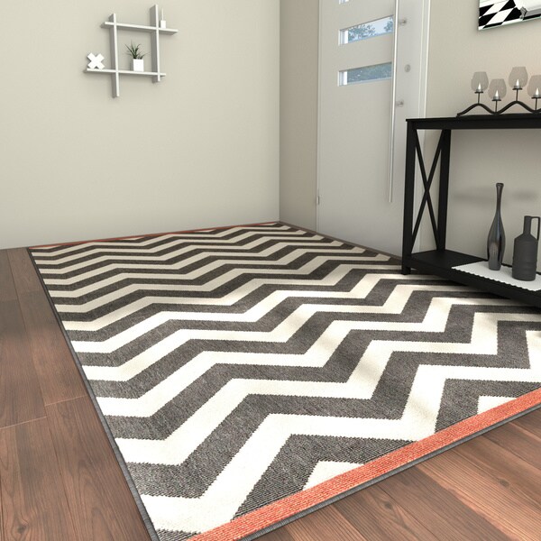 Shop Porch & Den Allston-Brighton Franklin Chevron Indoor/ Outdoor ... Shop Porch & Den Allston-Brighton Franklin Chevron Indoor/ Outdoor ...