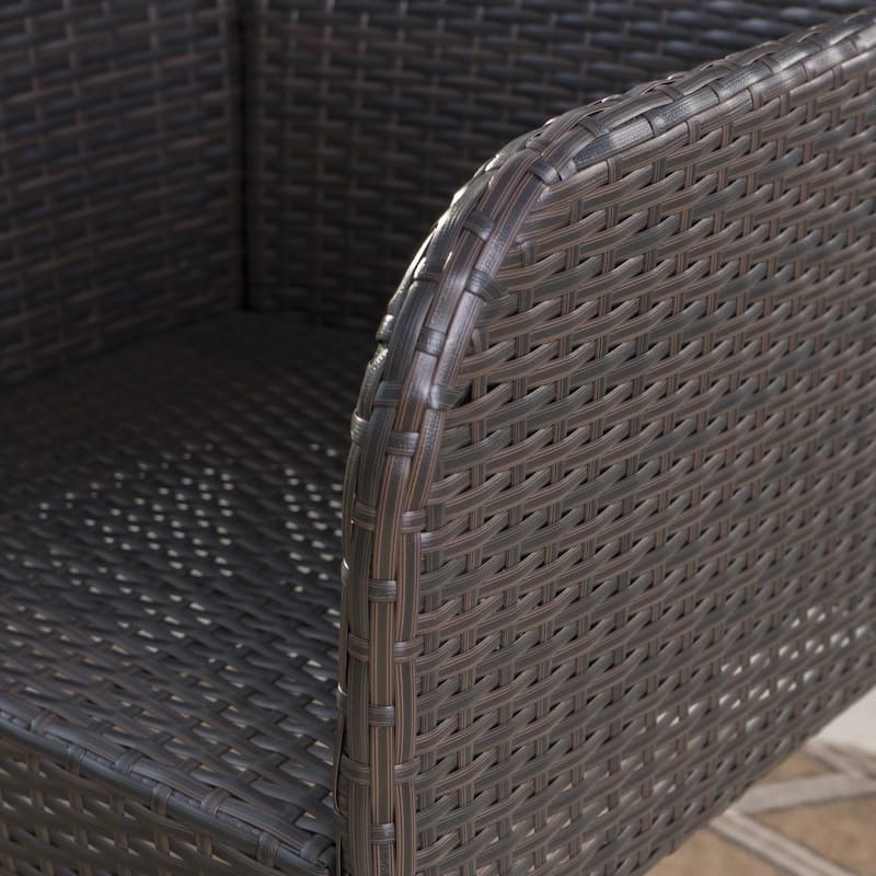 Brooklyn Outdoor 3-piece Wicker 26-inch Round Bar Set by Christopher Knight Home