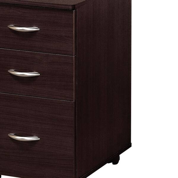 Shop Marlow File Cabinet With 3 Drawers Espresso Brown On Sale Overstock 18242024