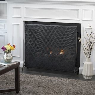 Ellias Single Panel Fireplace Screen by Christopher Knight Home