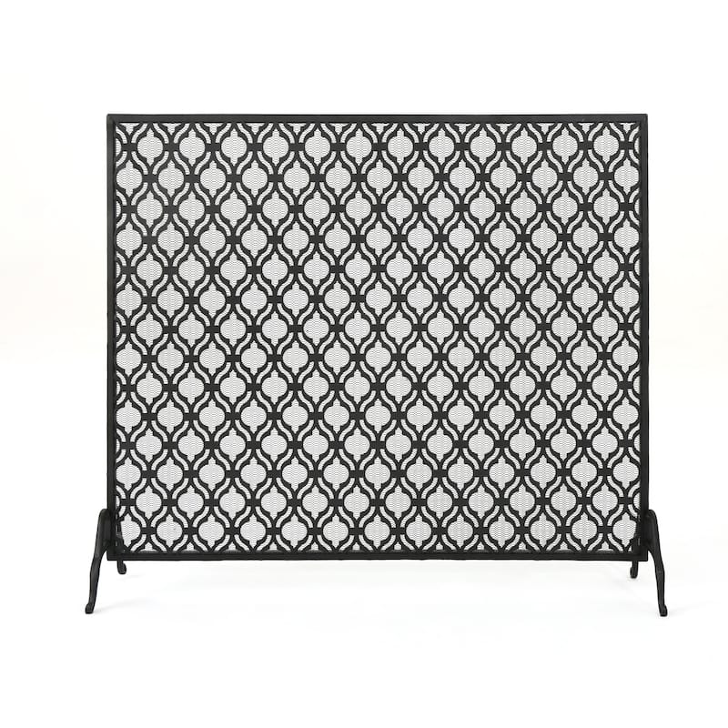 Ellias Single Panel Fireplace Screen by Christopher Knight Home