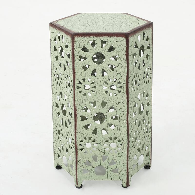 Wanda 12-inch & 14-inch 2-piece Side Table Set by Christopher Knight Home - 18.25"H x 12"W x 12"D/22"H x 14.25"W x 14.25"D