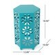 Dandelion Outdoor 12-inch &14-inch 2-piece Floral Side Table Set by Christopher Knight Home - Thumbnail 10