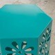 Dandelion Outdoor 12-inch &14-inch 2-piece Floral Side Table Set by Christopher Knight Home - Thumbnail 4