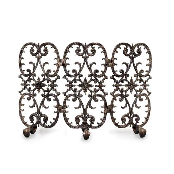 Shop Ornamental Designs Sienna 3 Panel Fireplace Screen Free