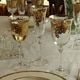preview thumbnail 5 of 3, Set of 4 Embellished 24K Gold Crystal White Wine Goblets-Made In Italy