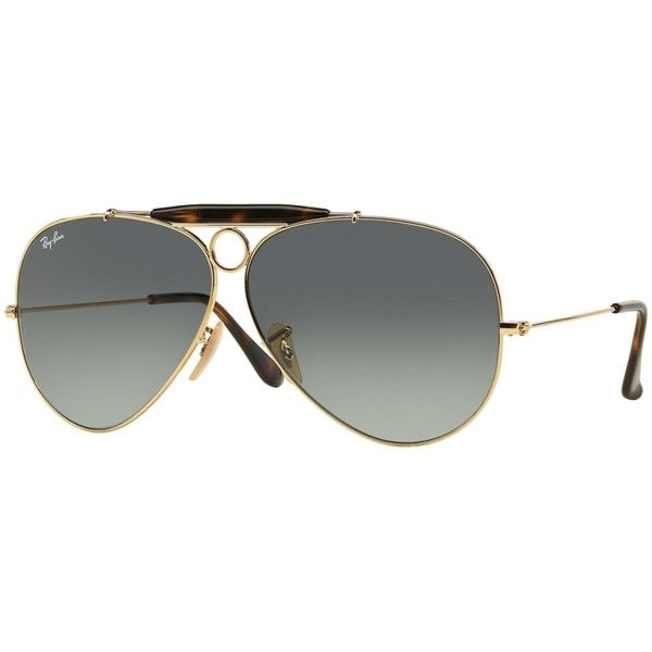 Shop Ray Ban Men's RB3138 Gold Frame Grey Gradient 62mm Lens Shop Ray Ban Men's RB3138 Gold Frame Grey Gradient 62mm Lens