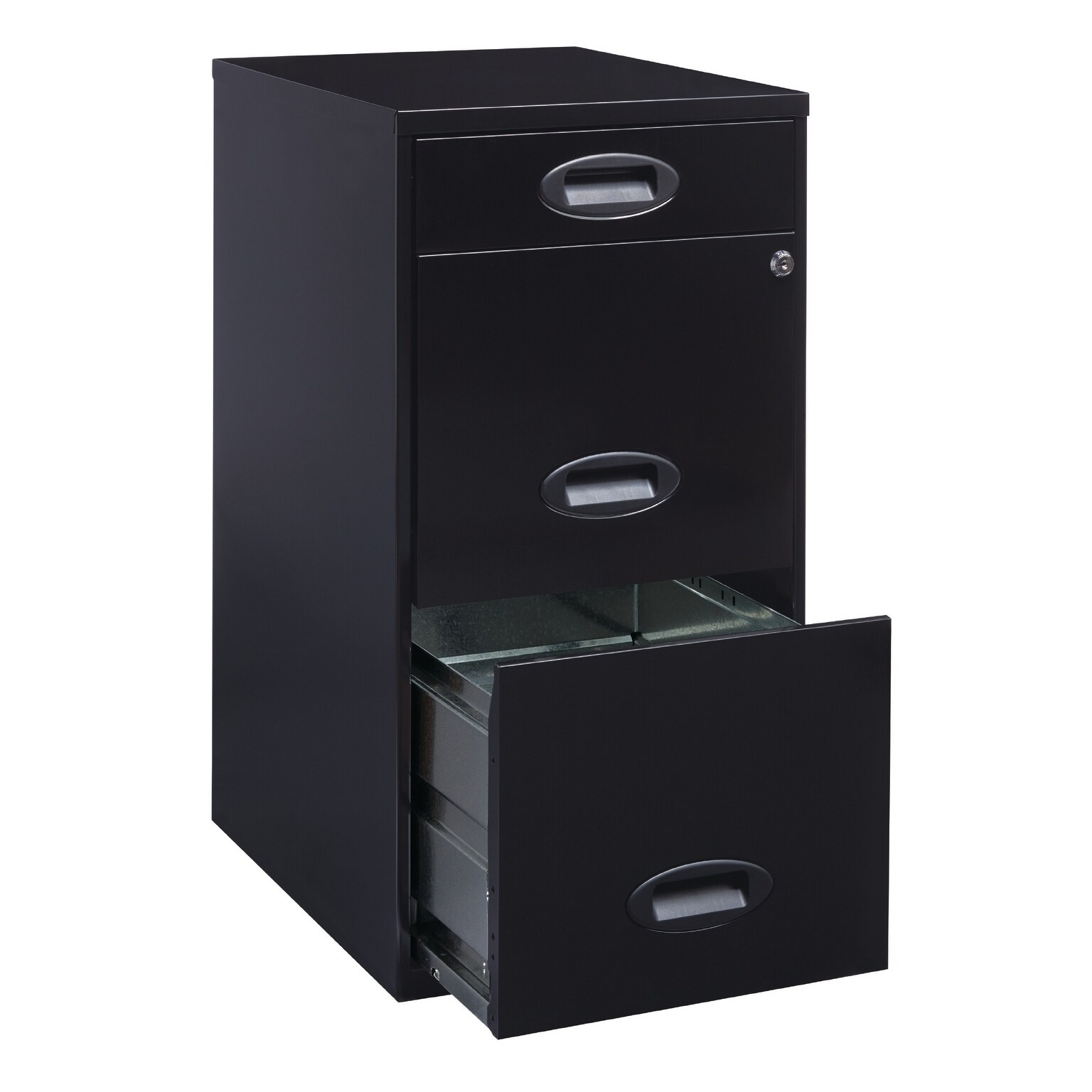 E Solutions 18 Deep 3 Drawer Metal Organizer File 3 Drawer Metal Organizer File