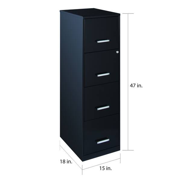 Shop Space Solutions 18 4 Drawer Vertical Metal File Cabinet
