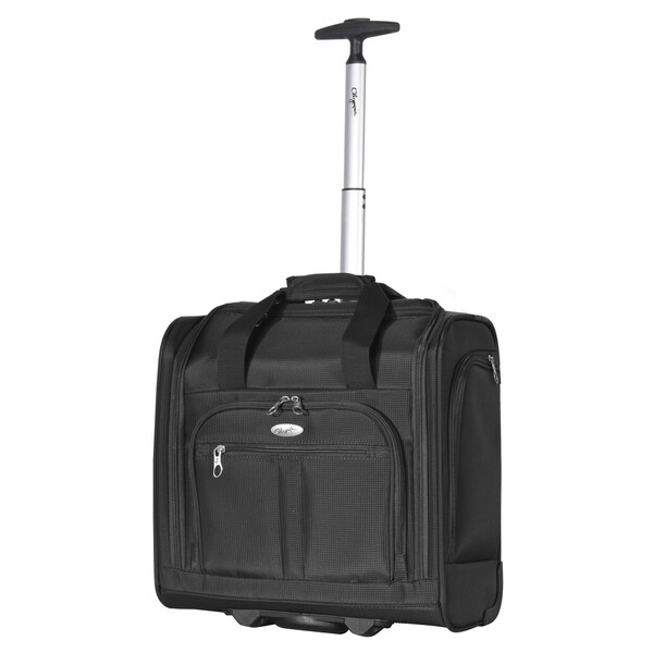Olympia Lansing 15-inch Rolling Carry On Under the Seat Tote Bag - Free Shipping Today ...