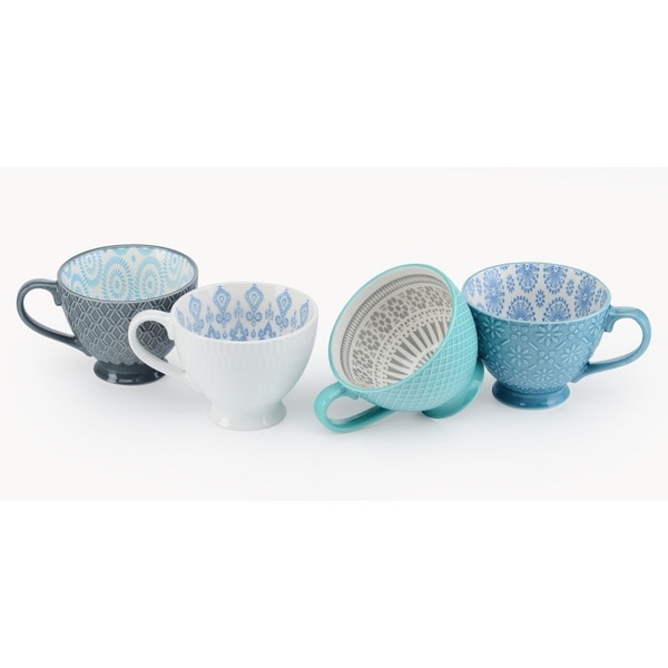 Signature Housewares Design 11 Assorted Footed Mugs. Opens flyout.