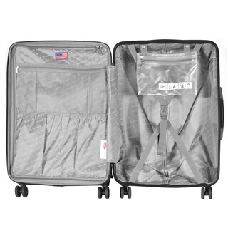 brighton 1400 hard case luggage 3 piece set