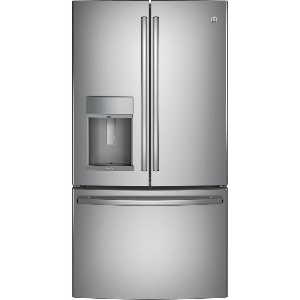 GE  Profile Series 27.8 Cu. Ft. French-Door Refrirator with Door In Door and Hands-Free AutoFill (2 - Stainless Steel - French Door)
