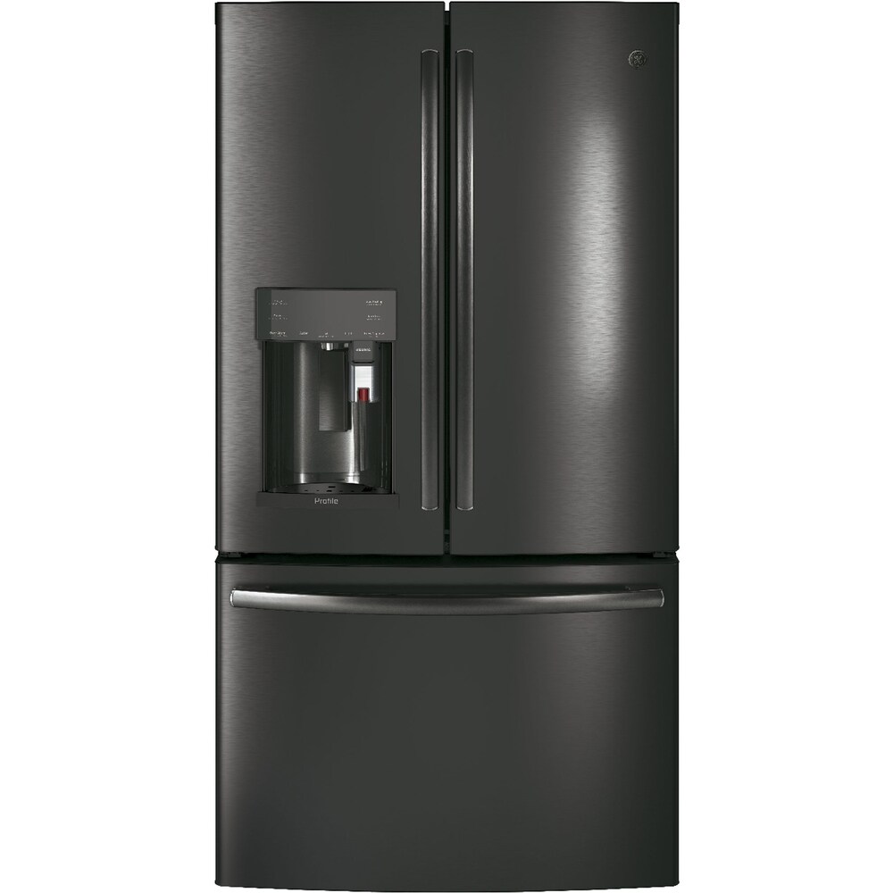 GE Profile Series ENERGY STAR 22.2 Cu. Ft. Counter-Depth French-Door Refrirator with Keurig K-Cup Brewing System (2 - Black - French Door)
