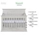 preview thumbnail 6 of 10, Evolur Napoli 5-in 1 Convertible Crib