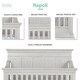 preview thumbnail 11 of 10, Evolur Napoli 5-in 1 Convertible Crib