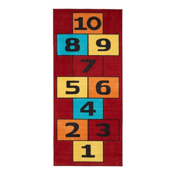 Ottomanson Children's Garden Hopscotch Runner Kids Rug - Bed Bath ...